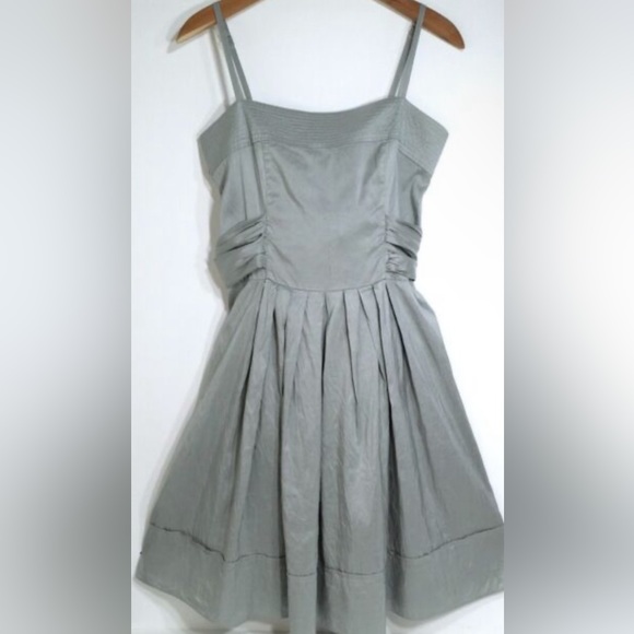 Calypso St. Barth, S, Vintage Style Dress, Grey, 100% SILK - Picture 1 of 4